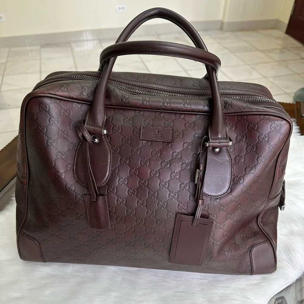 Stunning Brown Leather Men's Bag
